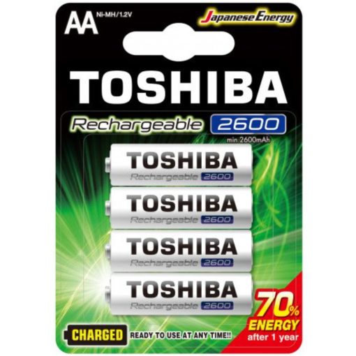 TOSHIBA Újratölthető akku TNH-6GAE BP-4C AA - 2600mAh (4db/csomag)