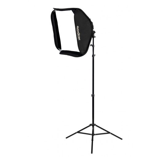 Godox Softbox Szett Rendszervakuhoz (60x60cm-es softbox - S2 tartó - 2,4m állvány)