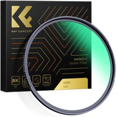   K&F Concept NANO-X series, B270, HD, MCUV szűrő, vízlepergető, karcálló, 37mm (KF-01-979)