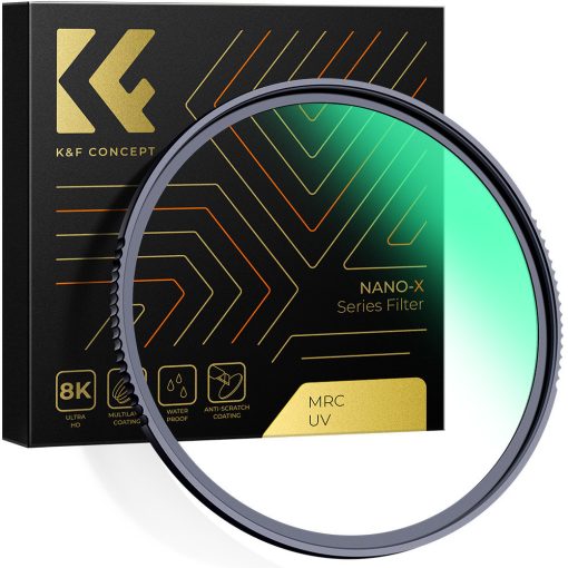 K&F Concept NANO-X series, B270, HD, MCUV szűrő, vízlepergető, karcálló, 67mm (KF-01-968)